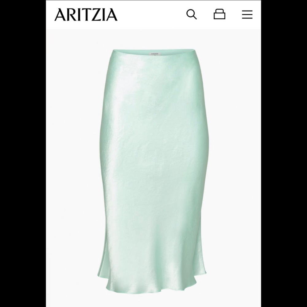Aritzia Babaton Slip Midi Skirt